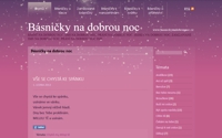 Básničky na dobrou noc